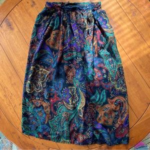 Vintage Paisley Skirt